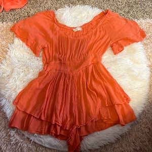 Orange romper
